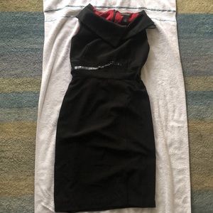 Black work dress